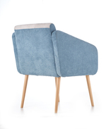 WELL leisure chair, color: turquoise / light grey