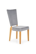 ROIS chair, color: honey oak / grey