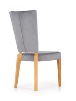 ROIS chair, color: honey oak / grey