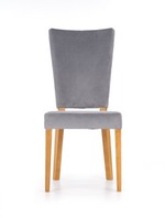 ROIS chair, color: honey oak / grey