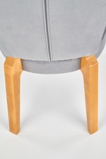 ROIS chair, color: honey oak / grey