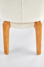 ROIS chair, color: honey oak / cream