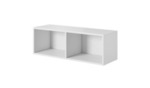 ROCO RO1 TV STAND OPEN white