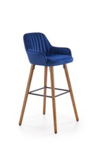 H93 bar stool, color: dark blue