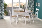 KAJETAN 135-185 extension table honey oak / white