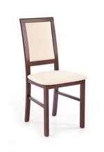 SYLWEK1 BIS chair dark walnut / Cayenne1112