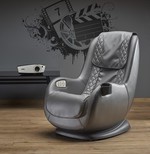 DOPIO massage chair, color: dark grey / grey