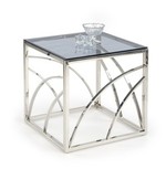 UNIVERSE square silver c. table