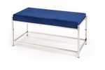 MOKKA bench, color: silver / dark blue