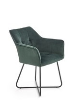 K377 chair, color: dark green