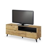 NEST RTV-1 TV-stand color: lefkas oak / black