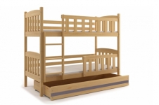 KUBUS divstāvu gulta (bunk) 190x80