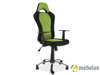 Biroja krēsls Q-039 (oranža, zaļa, melna)