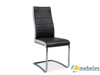 Krēsls H-353 pelēks/melns