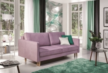Komplekts izvelkamais dīvāns RITA + 2x krēsli RITA