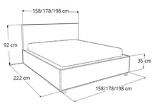 SCANDI  140/160/180/200 gulta