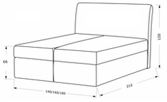 Gulta BAKARAT boxspring