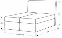 Gulta  NERO boxspring