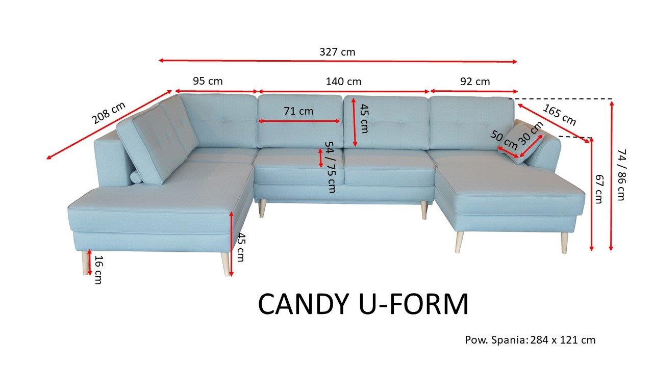 Candy stūra dīvāns