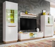 FAME wall unit white/white/artisan oak