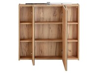 CAPRI OAK 843 PIEKARAMS SKAPĪTIS VANNAS ISTABAI AR SPOGULI