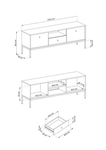 MONO/ BORDO MRTV154 TV SKAPIS