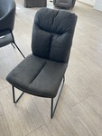 BOND polsterēts krēsls ar ērtu atzveltni, apvilkts ar mākslīgo nubuku