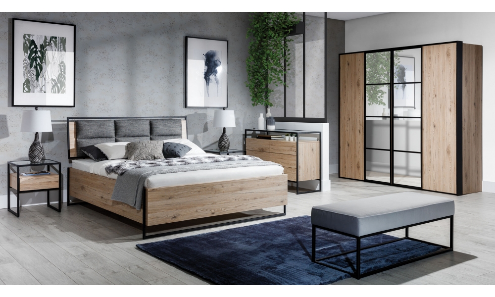 GLASSLOFT GLL-160X200+ST ECO DUO DIVGUĻAMĀ GULTA AR REDELĒM