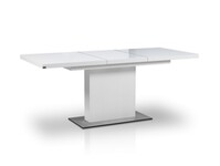Izvelkamais galds Evita glass WHITE 80x120-170