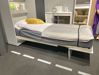 BED BC-03 CONCEPT 90X200 VERTIKĀLA SIENAS GULTA