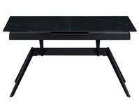 Galds TURI 140-180×90 Ceramic Black