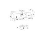 Japandi Oak Linea RTV154