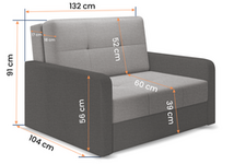 Izvelkāmais krēsls TOP SLEEP  II