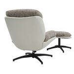 YORK Taupe Chenille + pufs