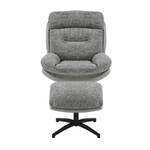 YORK Grey Chenille + pufs
