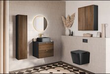 Talia-Casella 81-30-1D Piekarams augšējais skapītis vannas istabai