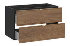 Talia-Casella 82-80-46-2S Piekaramais vannas istabas skapītis izlietnei 80 cm 2 Atvilktnes