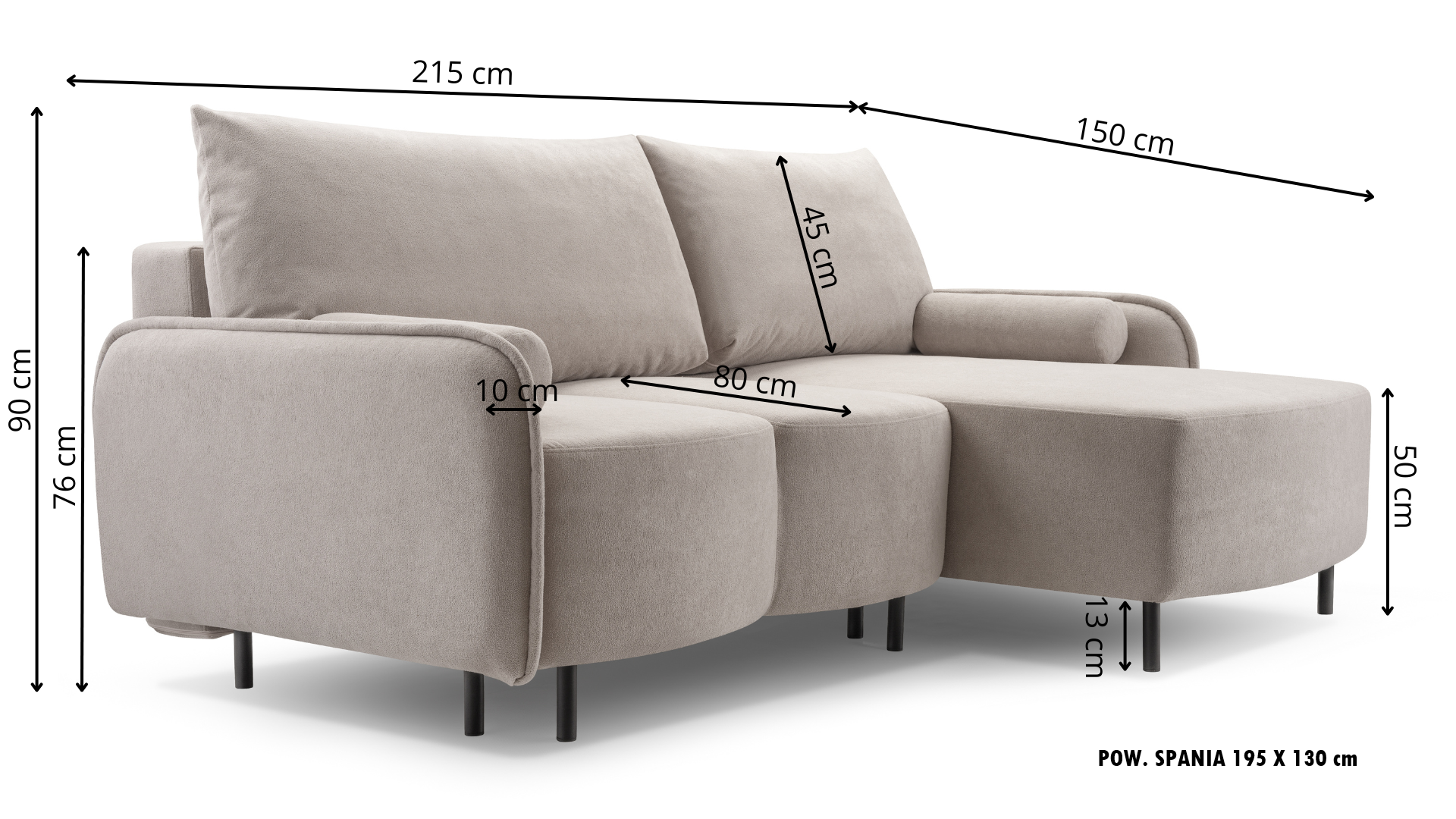 TIINA stūra dīvāns