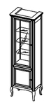 PRATO Vitrīna PR-W1/2 L,P Taranko
